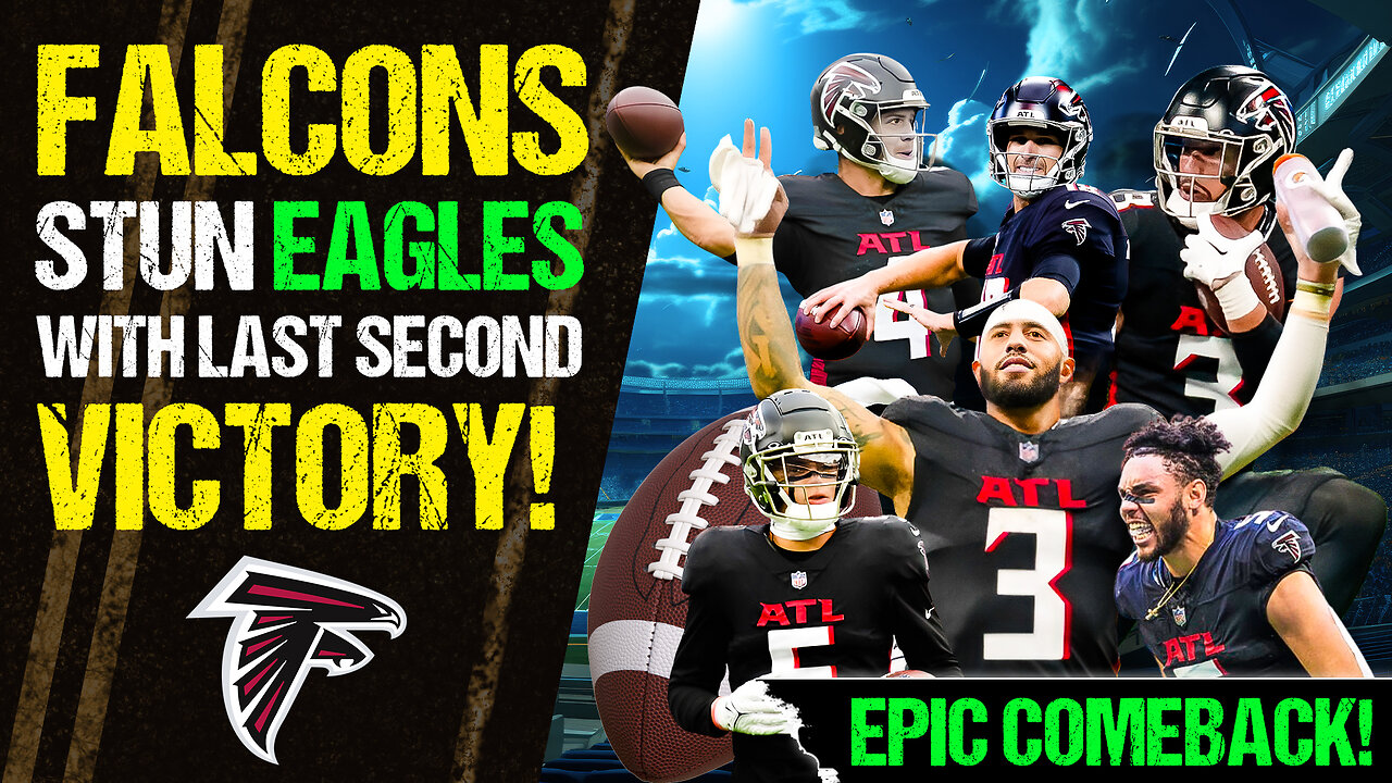 Epic Comeback! Falcons’ Stunning Victory Over Eagles in Final Seconds!