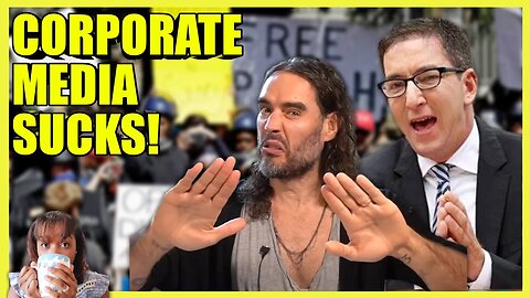 Russell Brand & Glenn Greenwald - Why Corporate MEDIA Is FAILING (clip)