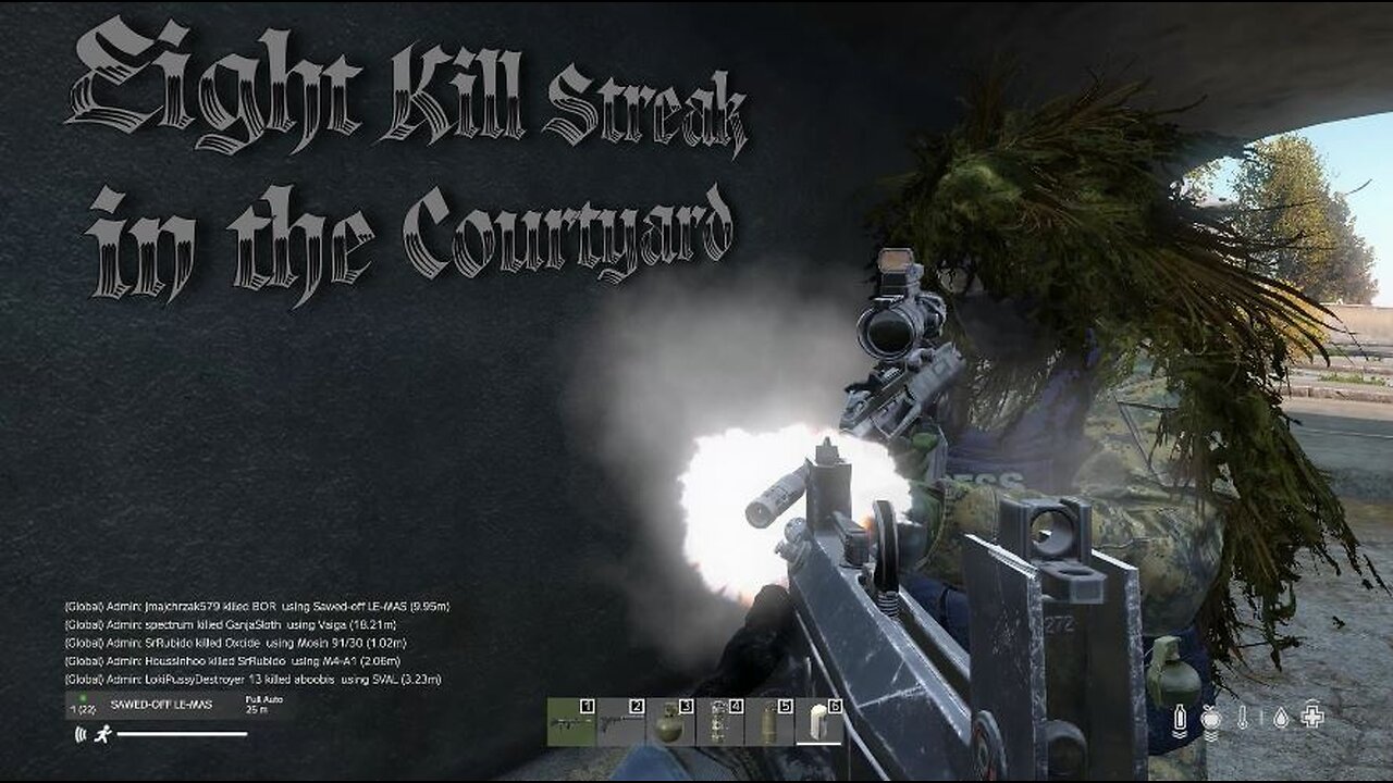 DayZ - DEATHMATCH - 8 Kill Streak - In the Courtyard