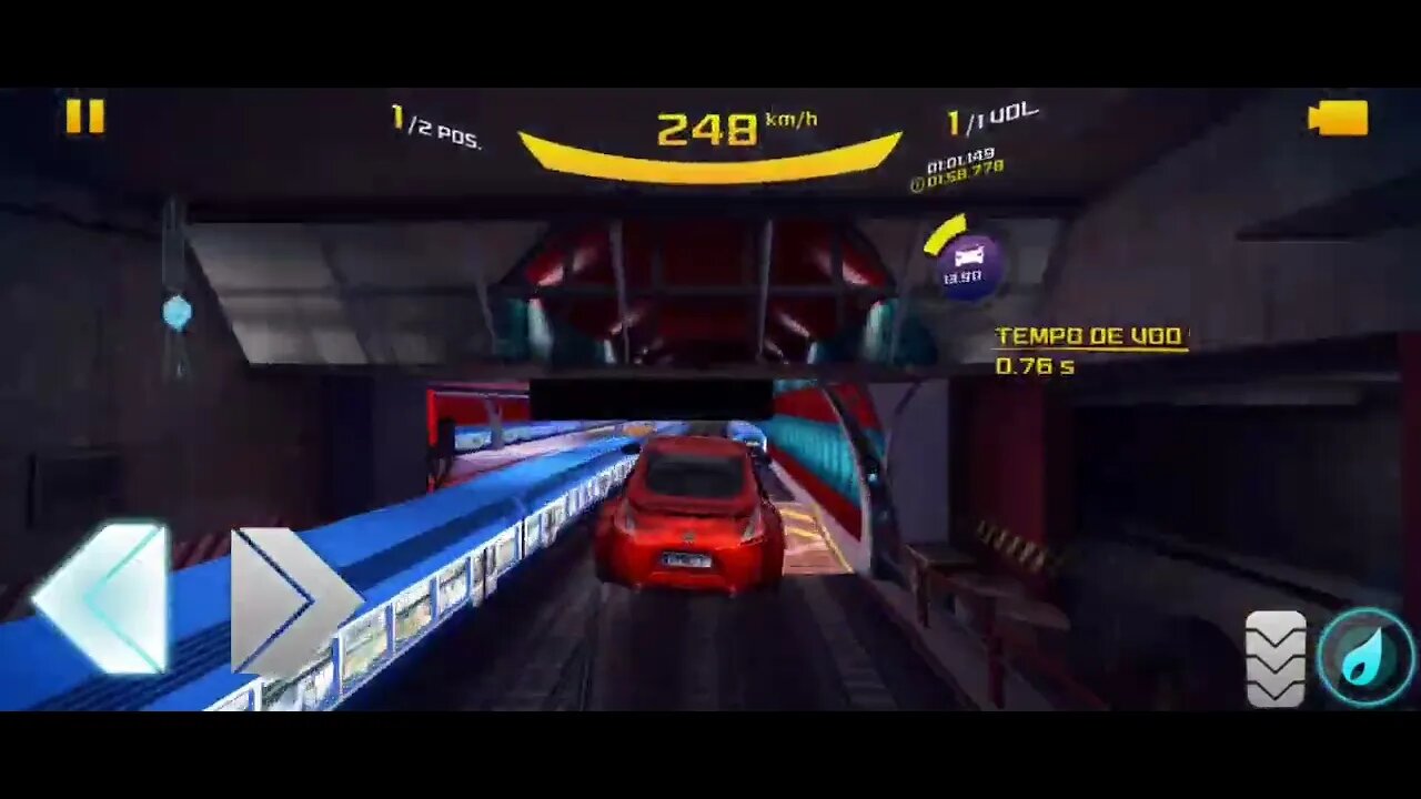 Correndo no metrô subterrâneo. #asphalt8 #gamingvideos #gameplay #asphalt #gamer