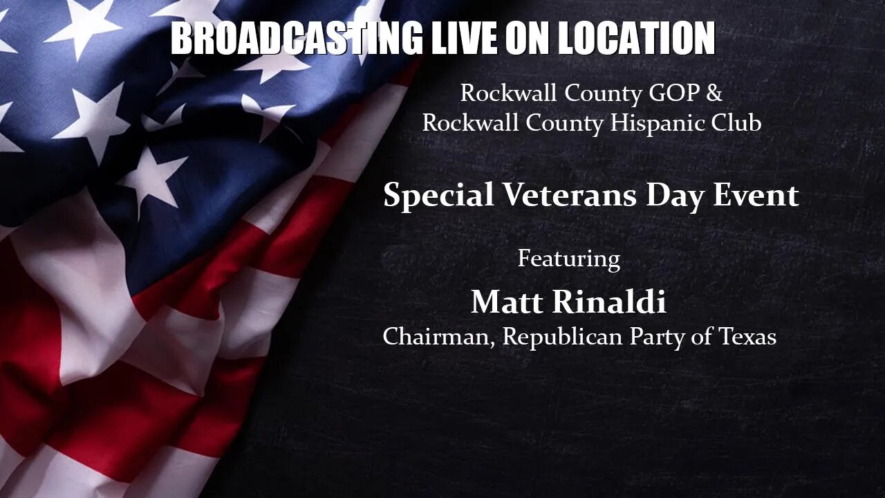 107: GOP Veterans Day Event