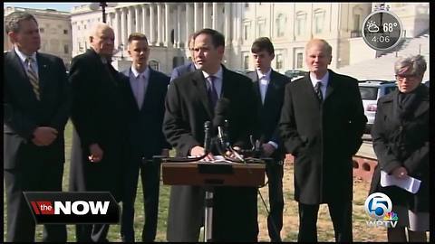 Senator Marco Rubio pushes the Stop School Violence Act