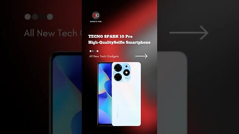 TECNO SPARK 10 Pro High-Quality Selfie Smartphone #tecno #tecnospark10pro #coolgadgets #gadgets