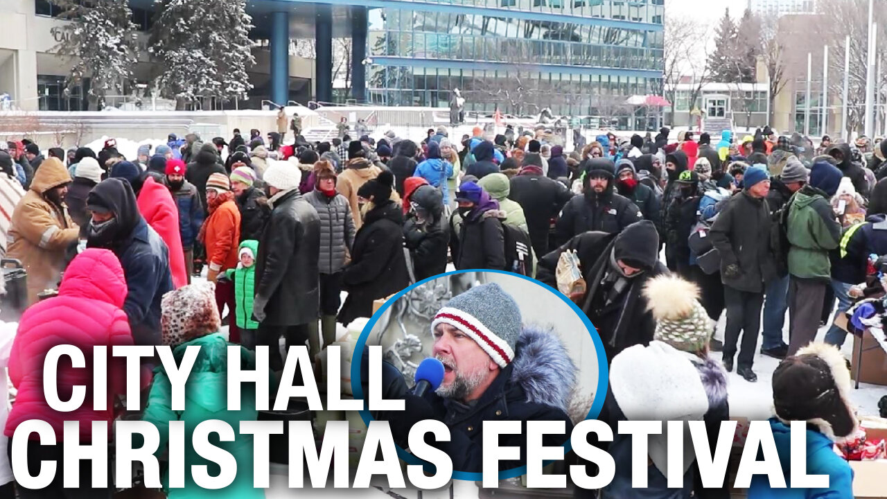 World's largest 'No Vax-Pass' Christmas party at Calgary City Hall