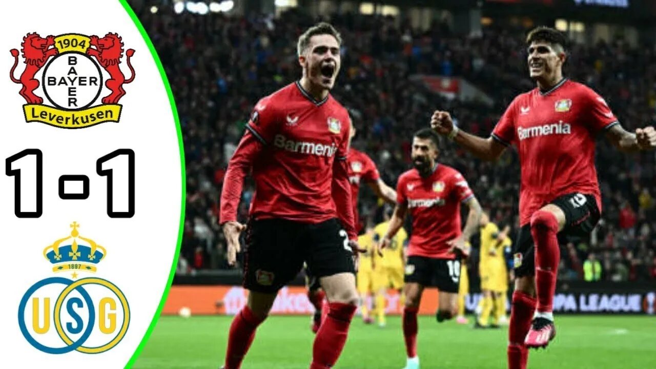 UEFA Europa League QF 1st Leg B- Leverkusen 1-1 USG