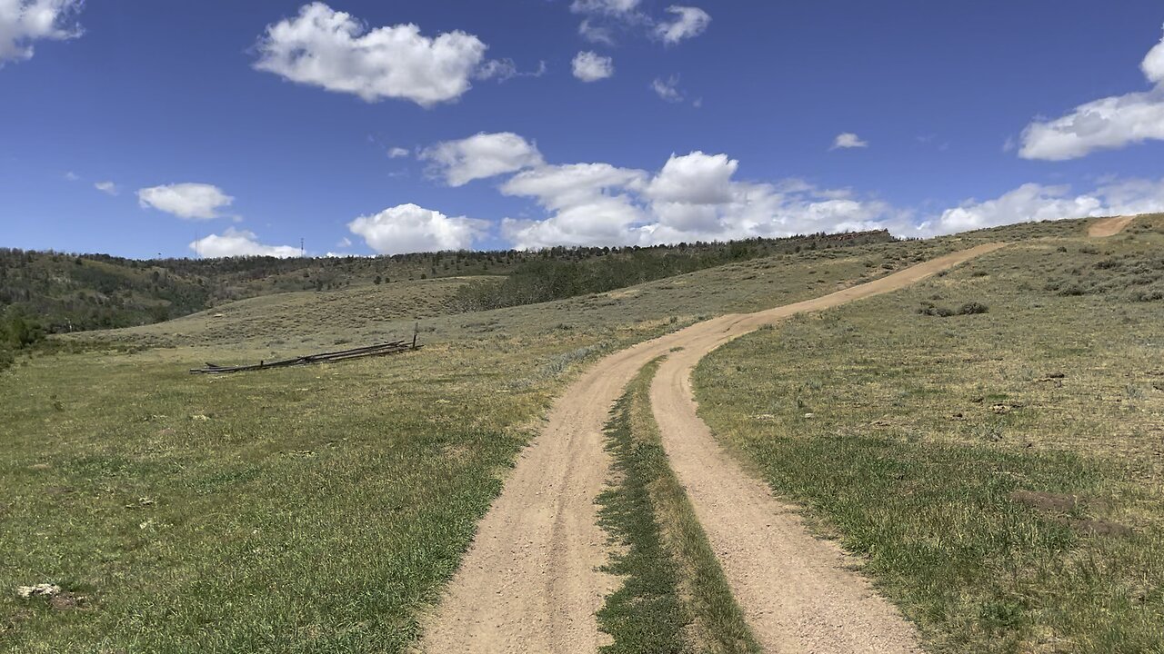 Riding in Wyoming