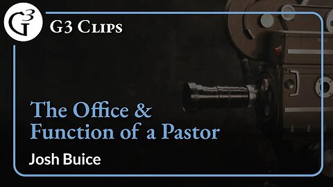 The Office & Function of a Pastor | Josh Buice