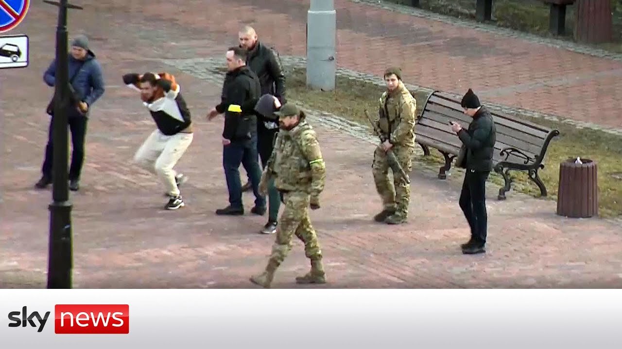 Ukraine Invasion: Ukrainian soldiers hunt Russian saboteurs"