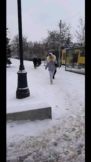 Winter In Dnipropetrovsk, Ukraine!
