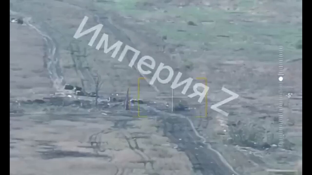 Cemetery of Ukrainian Armed Forces equipment in the Verbovoye area.