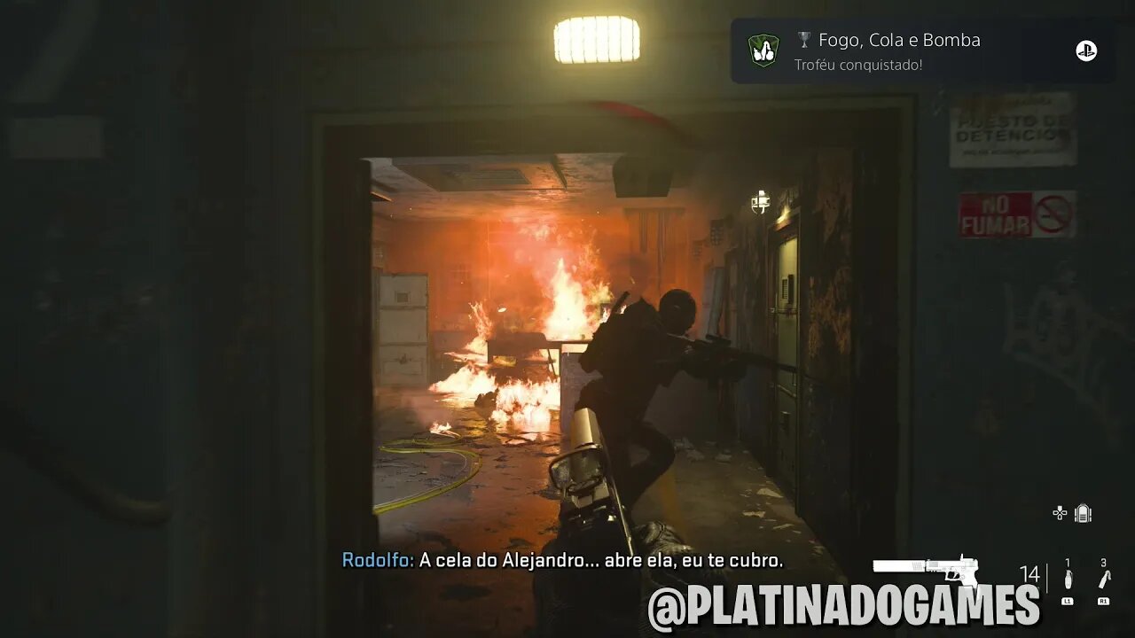 CALL OF DUTY: MODERN WARFARE 2 - TROFEU/CONQUISTA [FOGO, COLA E BOMBA]