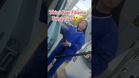 Filipina reaction to Pump Gas😲🤣