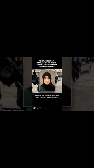 'I DEEPLY REGRET MY CHOICES': Her own children asked the judge to hand down the maximum sentence