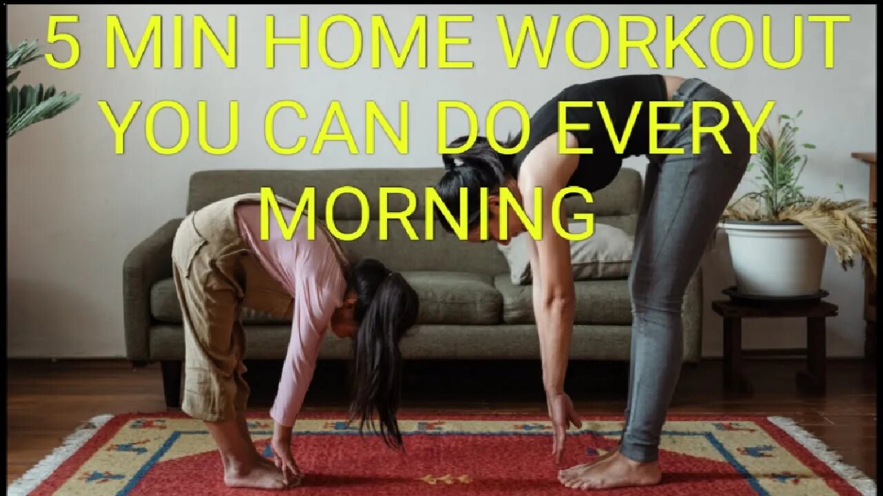 5 MIN HOME WORKOUT YOU CAN DO EVERY MORNING