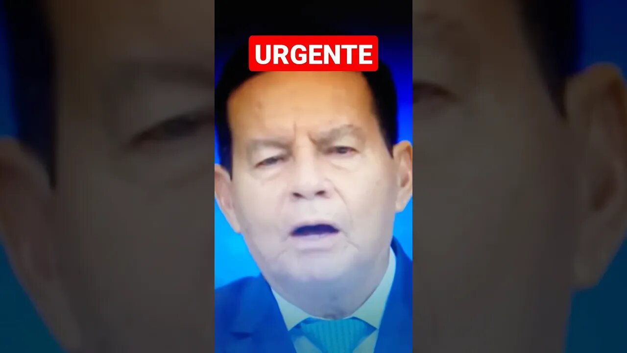 MOURÃO ASSUME O BRASIL E FAZ PRONUNCIAMENTO NACIONAL! #shorts #bolsonaro #lula #brasil #mourão