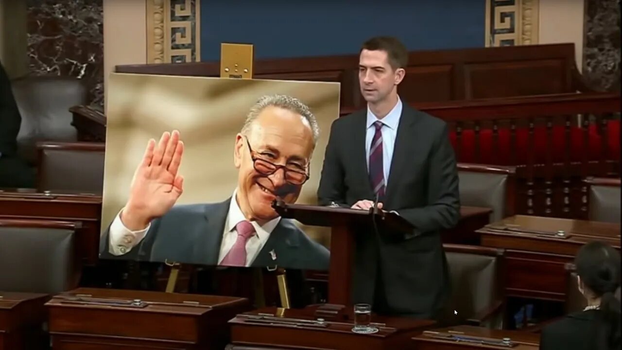 Sen. Tom Cotton Defends Filibuster With Chuck Schumer's Own Words