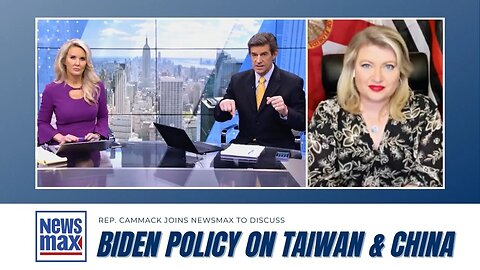 Rep. Cammack Joins Newsmax To Discuss American Policy On Taiwan & Biden Admin Weakness On China