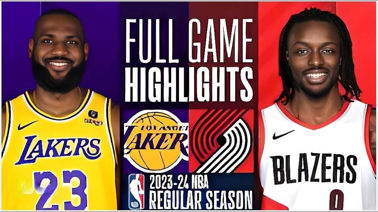 Los Angeles Lakers vs Portland Trail Blazers Full Game Highlights | Jan 21, 2024 |