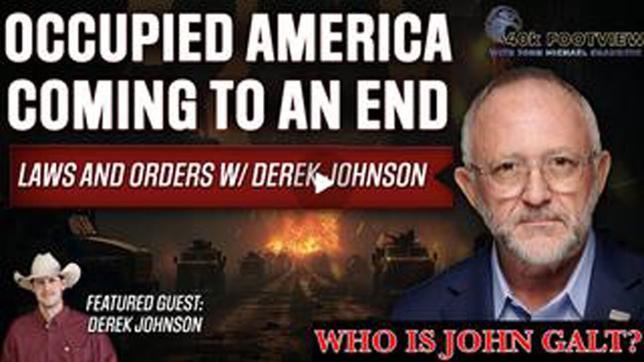 John Michael Chambers W- Occupied America Coming To An End - Orders W-Derek Johnson - 11-12-24.