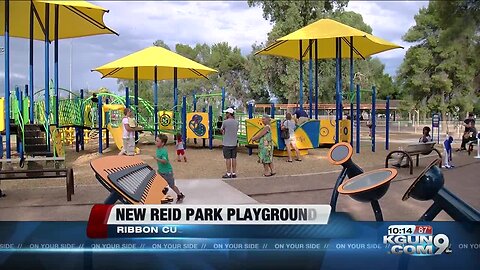 New playground now open at Reid Park
