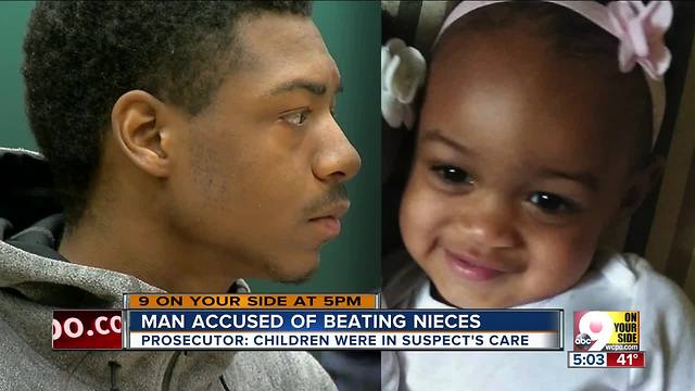 Recardo Woods accused of beating his nieces while in his care