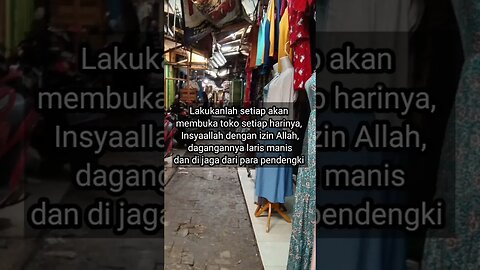 DO'A MELARISKAN DAGANGAN ATAU TOKO BANYAK PENGUNJUNG, DAN DIJAUHKAN DARI PENDENGKI