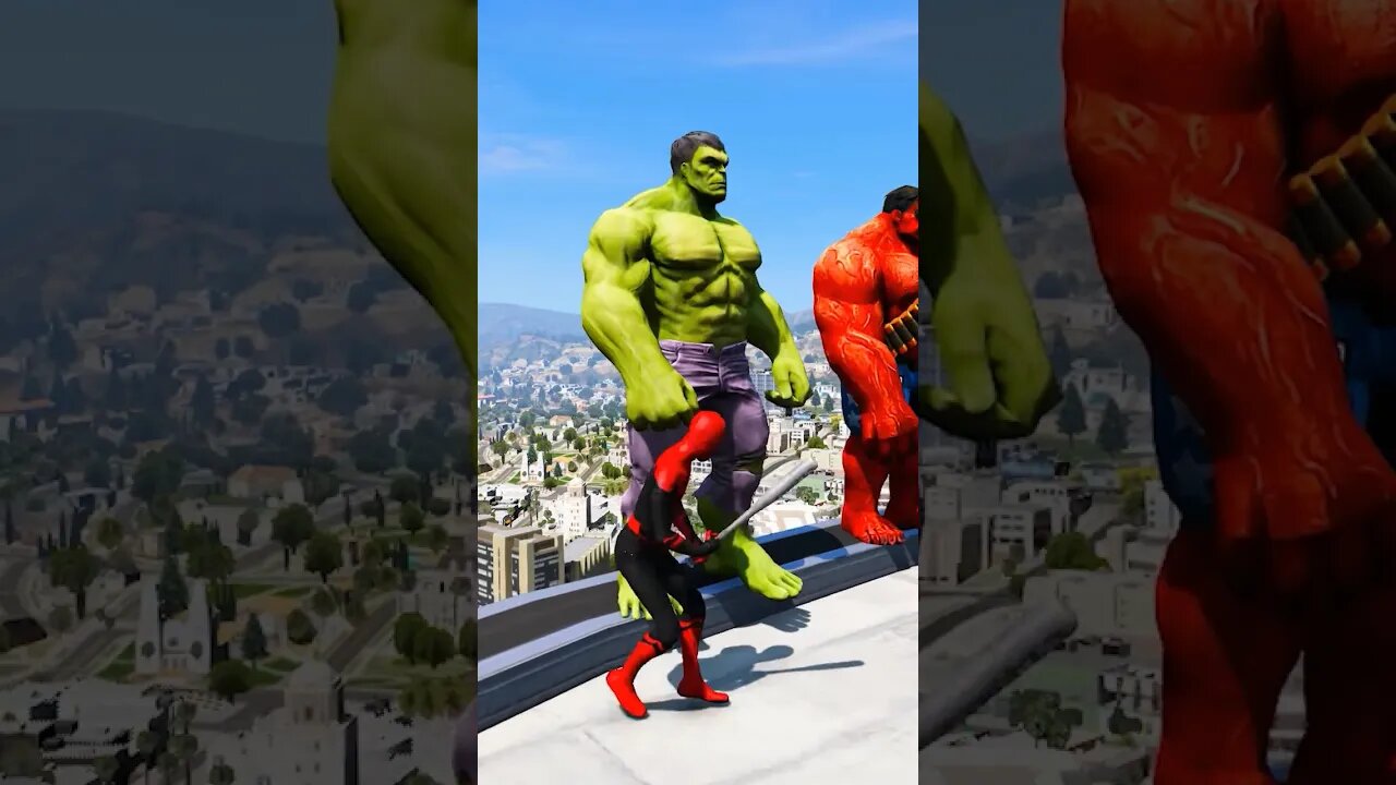 GTA v baby halk #funny #gtamemes #videoquality #youtubevideo #spiderman #4k60fps