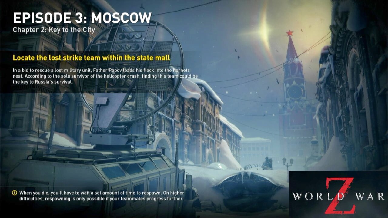 World War Z Aftermath: MOSCOW KEY TO THE CITY