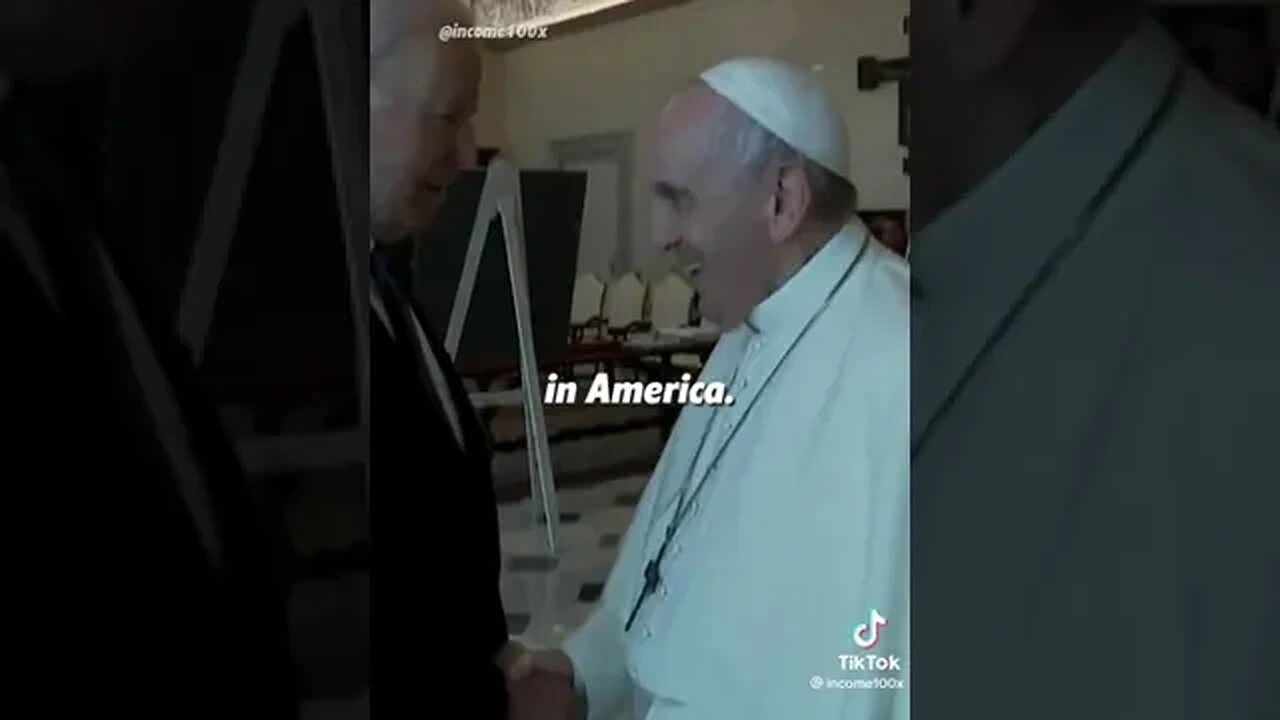 Biden: You're The Famous African American Baseball Player Clip w Pope