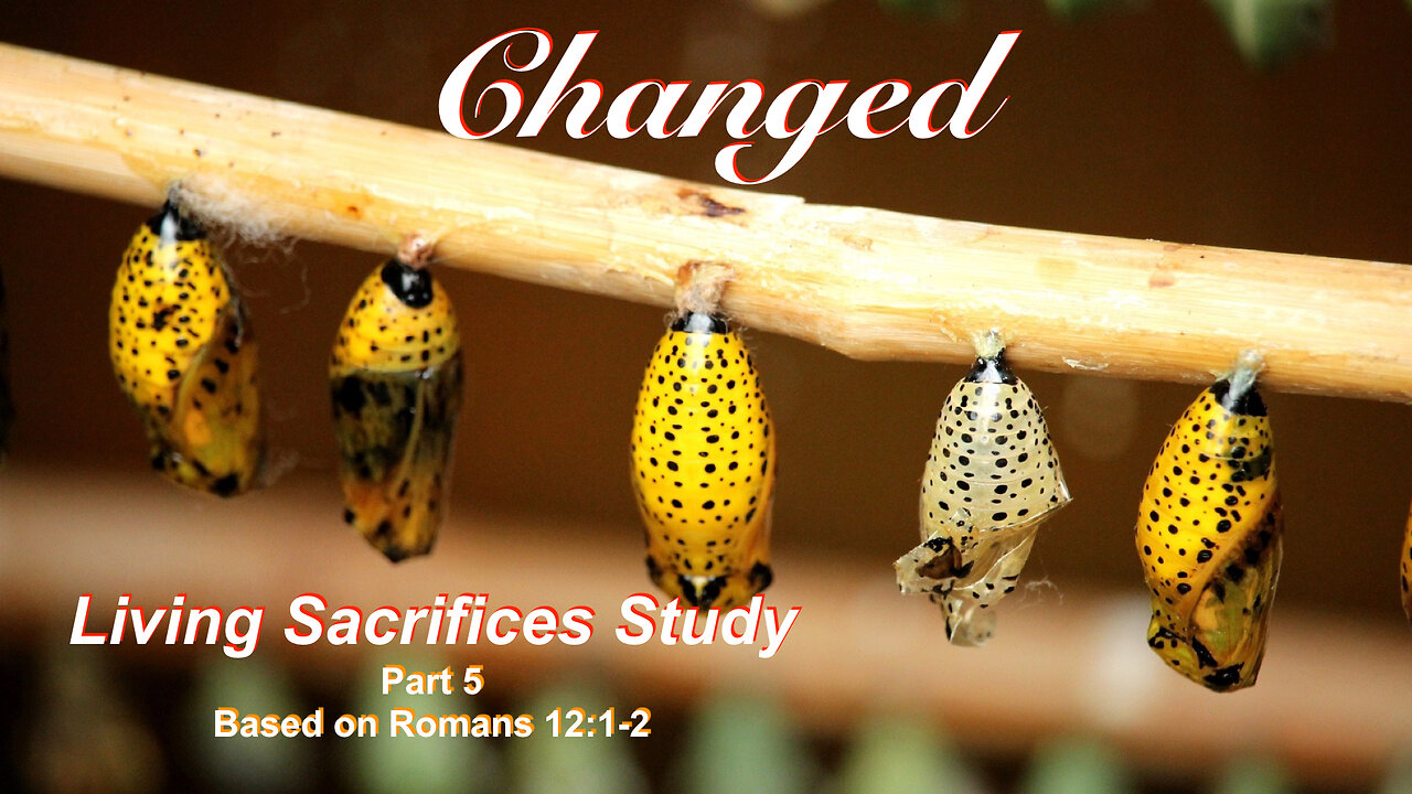 Changed: Living Sacrifice Series #5 based on Romans 12:1-2