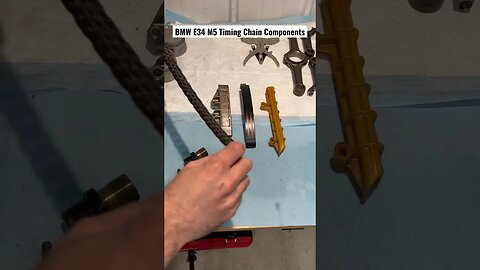 BMW E34 M5 Timing Chain Components #bmw #automobile #mechanic #car #autorestoration #bmwm5
