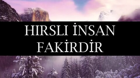 #menkıbe EN GÜZEL MENKIBELERDEN BİR BÖLÜM / "HIRSLI İNSAN FAKİRDİR"