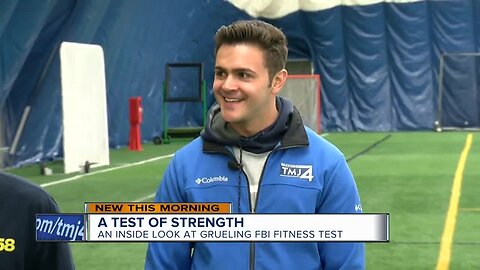 Take an inside look at the FBI's grueling fitness test
