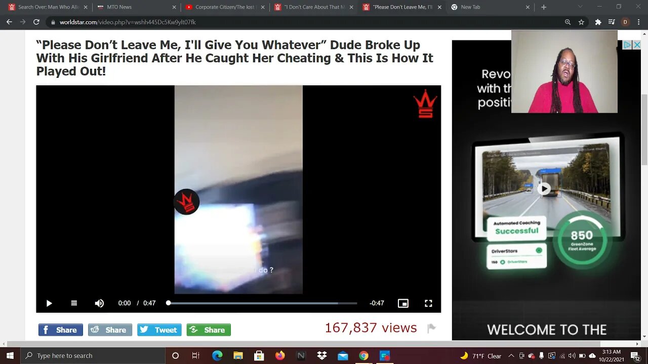 RED PILL REVIEW: Dude Broke Up With His Girlfriend After He Caught Her Cheating