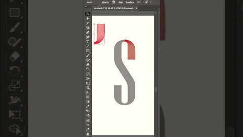 Create line effect in adobe illustrator #shorts #adobe #illustrator #typography