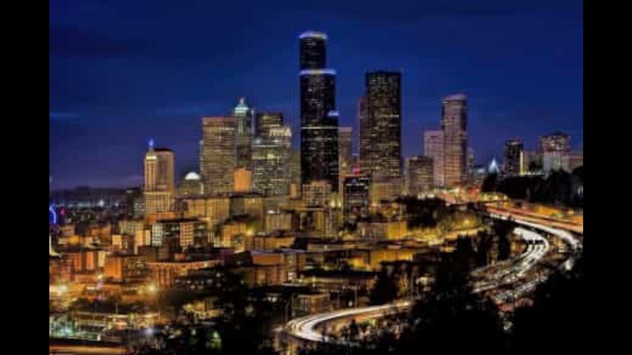 Timelapse da hora de ponta em Seattle