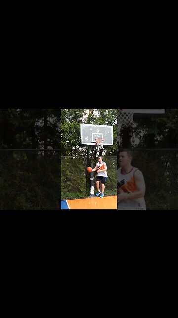 Rate the creativity level on this shot! #trickshots #basketballtrickshots #hooper