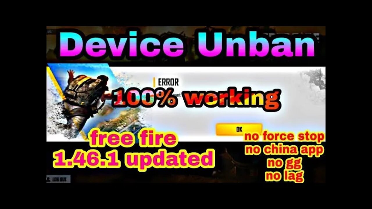 good news free fire unban of india iam so good all friends thanks#forboyyt