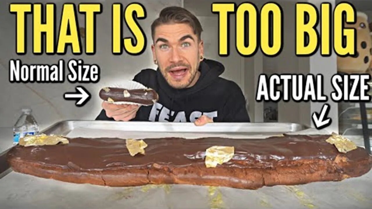 AMERICA'S BIGGEST ECLAIR CHALLENGE (UNBEATEN CHALLENGE) | California Food Challenge