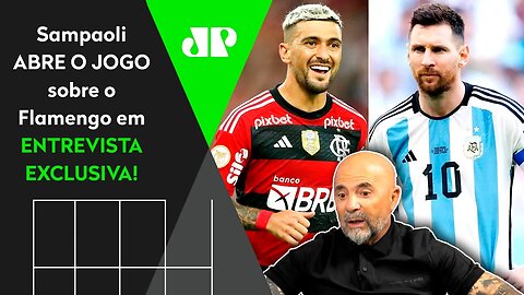 EXCLUSIVO! "O que EU APRENDI com o Messi e SEMPRE FALO pro Arrascaeta é..." Sampaoli EXALTA Flamengo