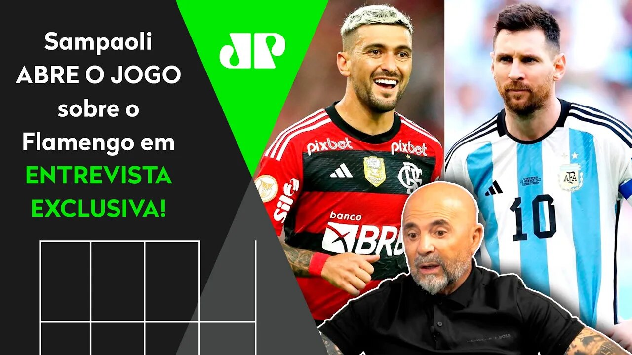 EXCLUSIVO! "O que EU APRENDI com o Messi e SEMPRE FALO pro Arrascaeta é..." Sampaoli EXALTA Flamengo