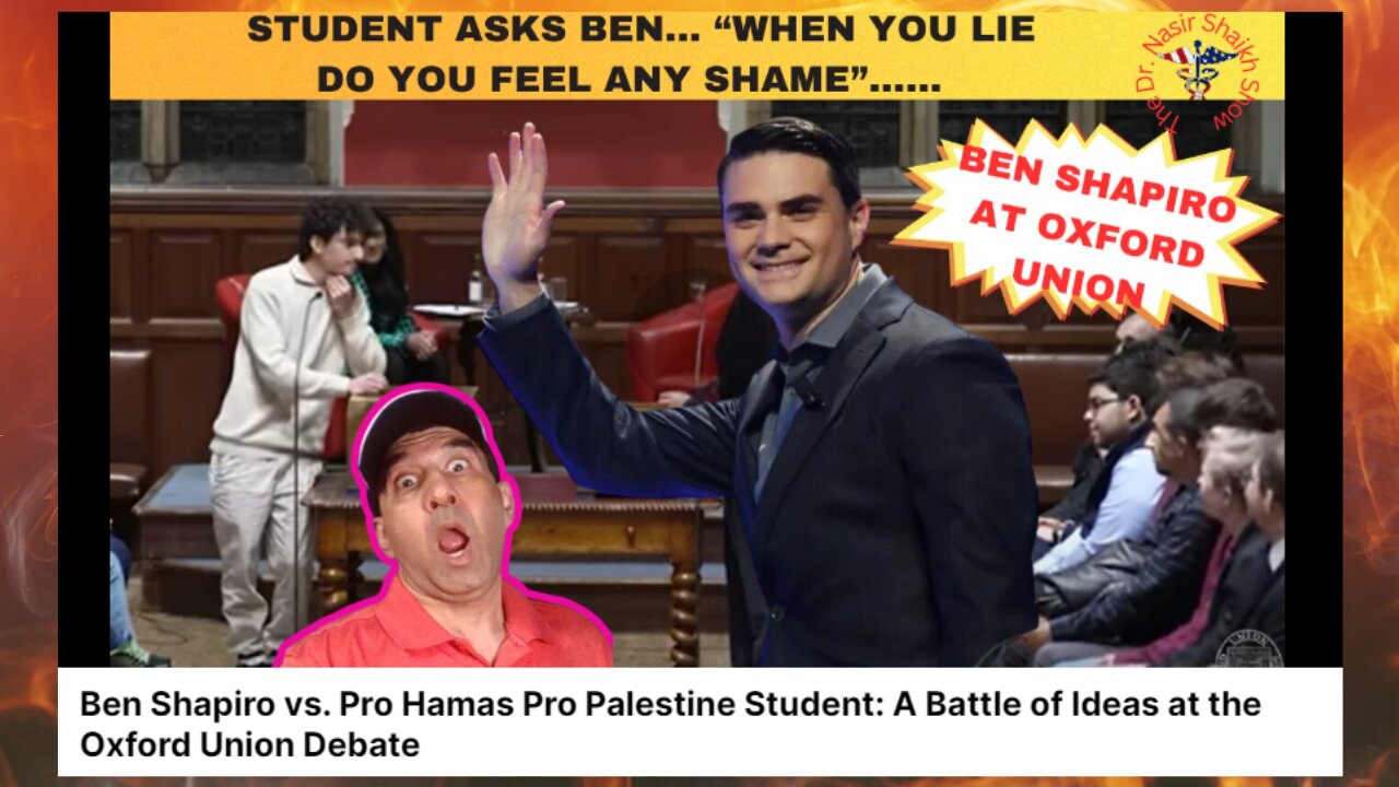 Ben Shapiro Schools Pro Hamas Pro Palestine Student at Oxford Union Debate