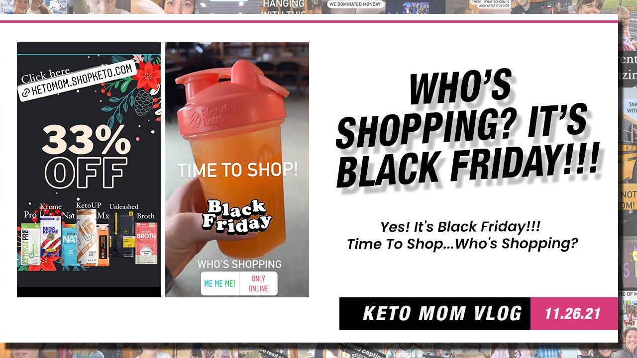 Yes! It's Black Friday! Are You Shopping| Keto Mom Vlog