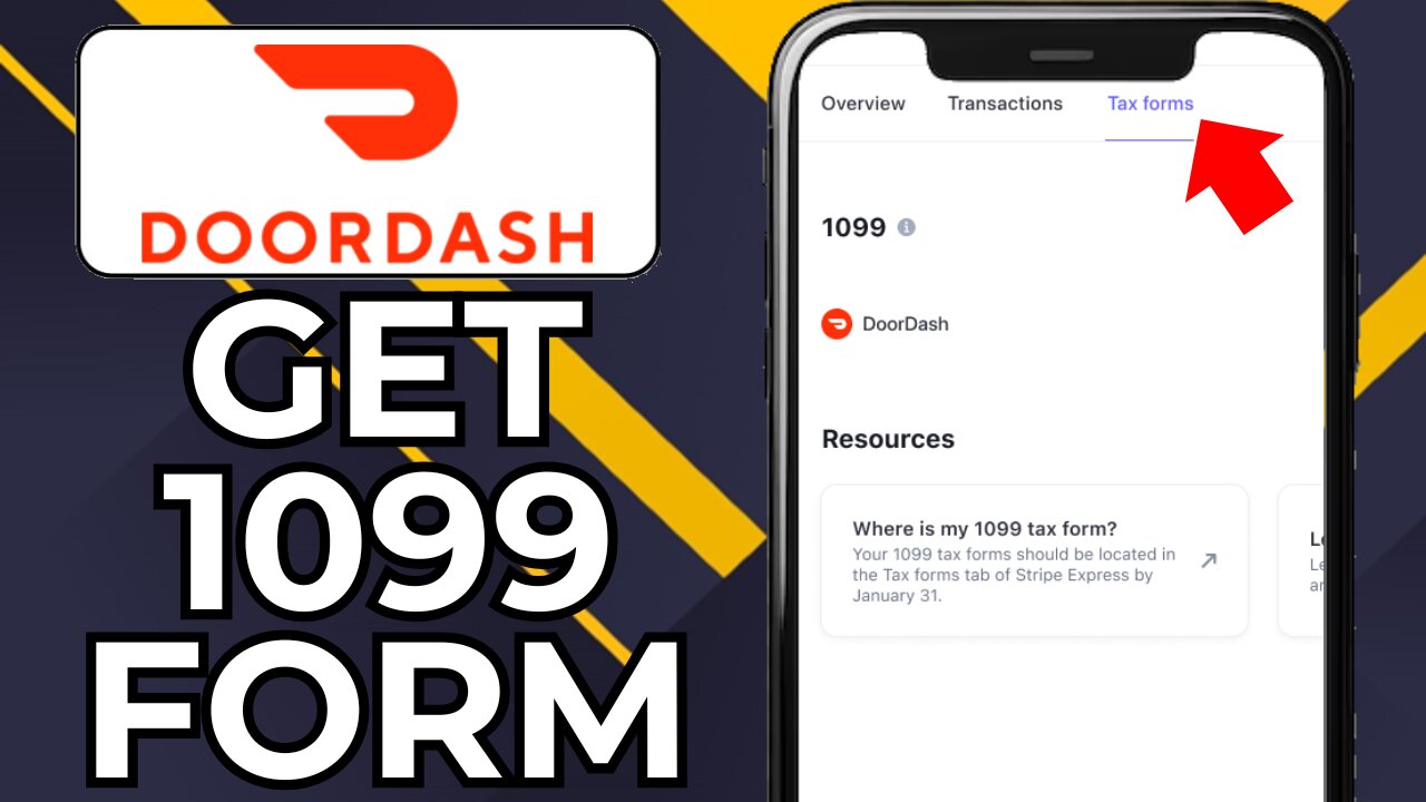 HOW TO GET DOORDASH 1099 FORM