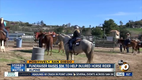 Fundraiser helps injured horse rider