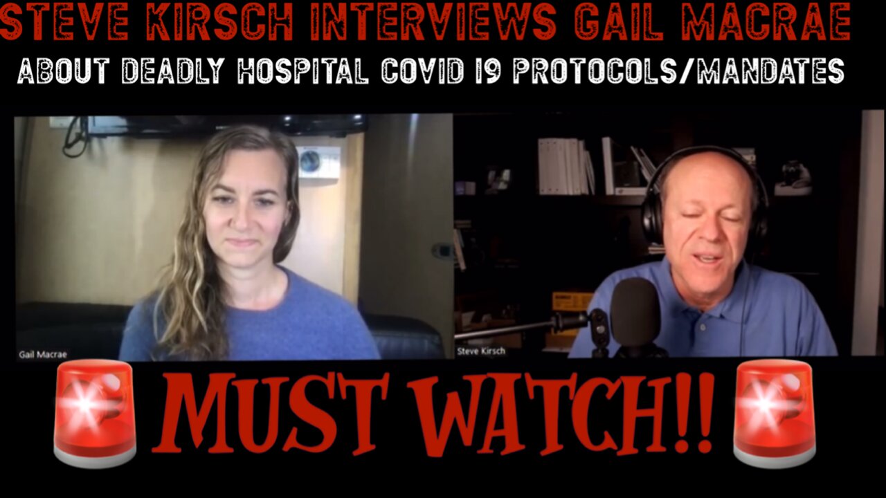 STEVE KIRSCHS SINGLE MOST IMPORTANT INTERVIEW!! W/ GAIL MACRAE!!! 🚨🚨🚨MUST WATCH🚨🚨🚨