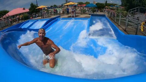 flowrider - Andrew - 1 at Soak City, Kings Island