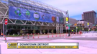 Cobo Center to be officially renamed today