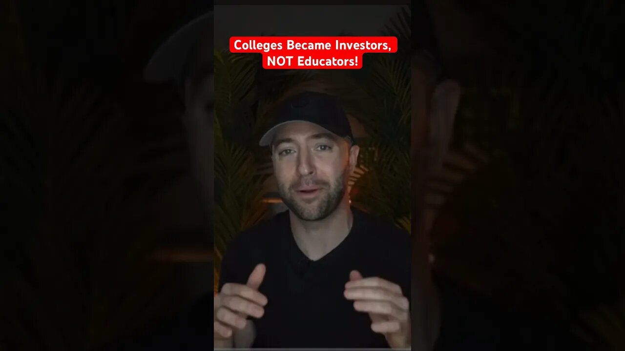 Investor or Educator? #college #education #university #students #tuition #investor #endowment #scam