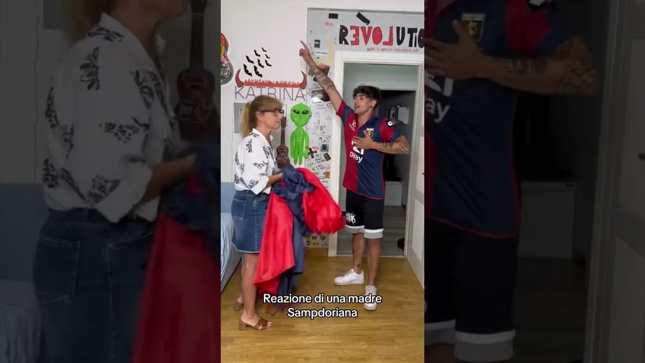 SCHERZO A MIA MAMMA (tifa Sampdoria) *sclera*